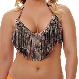 Mossy Oak Fringe Bikini size XL brand new never worn (GIRLS WITH GUNS CLOTHING)